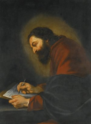 Saint Mark by Claude Vignon Oil Painting