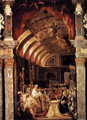 La Sagrada Forma by Claudio Coello - Oil Painting Reproduction
