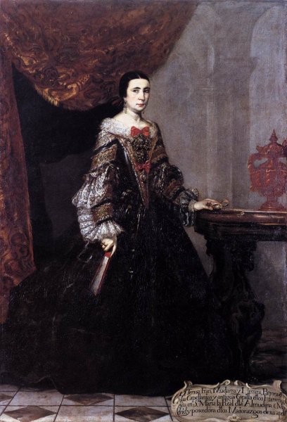 Main Product Photo of Portrait of Teresa Francisca Mudarra y Herrera Painting by Claudio Coello