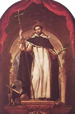St Dominic of Guzman painting by Claudio Coello
