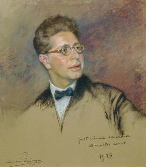 Der Musikpadagoge und Musikkritiker Prof. Josef Reitler by Clemens Von Pausinger Oil Painting