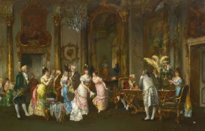 A New Adornment by Clement Pujol De Guastavino Oil Painting