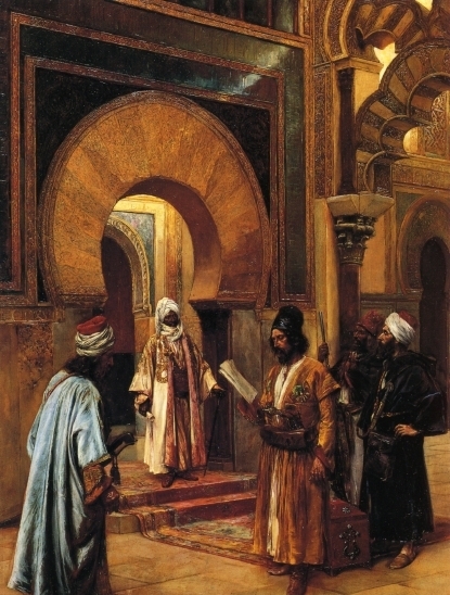 Main Product Photo of An Important Delivery Painting by Clement Pujol De Gustavino
