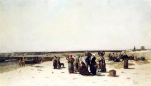 A Gathering at the Beach painting by Clement Rollins Grant