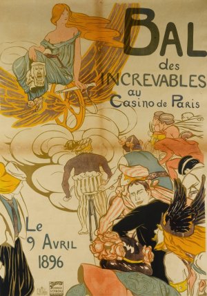Bal des Increvables au Casino de Paris by Clementine Helene Dufau Oil Painting