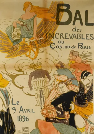 Bal des Increvables au Casino de Paris by Clementine Helene Dufau Oil Painting