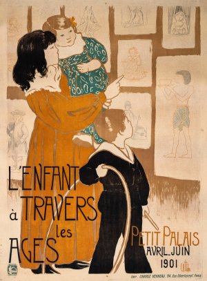 L'enfant a travers les ages, Petit Palais, Avril-juin 1901 by Clementine Helene Dufau Oil Painting