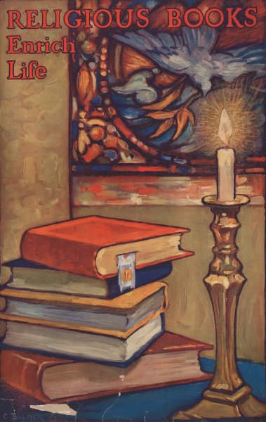 Religious books enrich life  by Clinton Balmer - Hand-Painted Oil Painting Reproduction