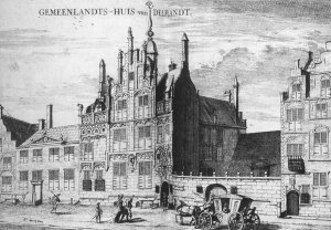 Gemeenlandshuis on the Oude Delft in Delft
