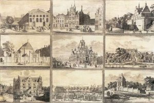 Nine Images of Public Buildings of Delft