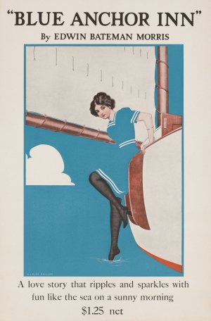 Blue Anchor Inn by Edwin Bateman Morris by Coles Phillips Oil Painting