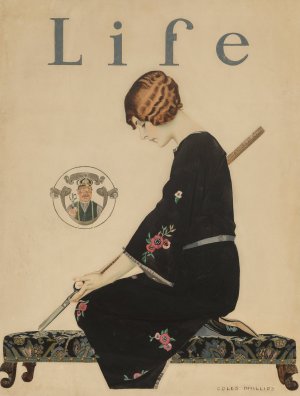 Skirts Will be Shorter this Fall by Coles Phillips Oil Painting