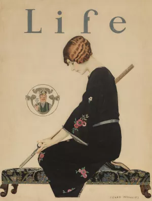 Skirts Will be Shorter this Fall by Coles Phillips Oil Painting
