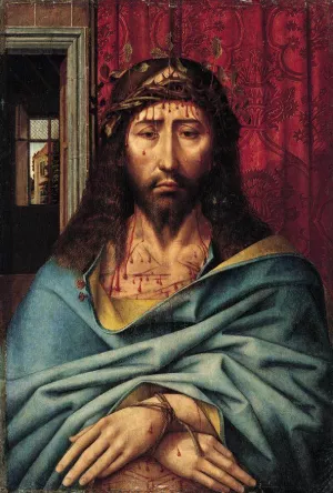 Christ as the Man of Sorrows by Colijn De Coter Oil Painting