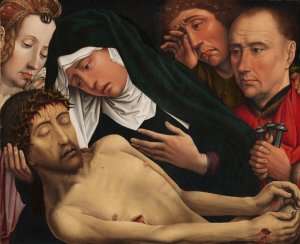 The Lamentation of Christ by Colijn De Coter Oil Painting