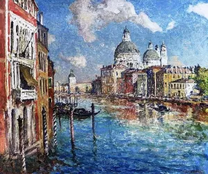 A View of Venice by Colin Campbell Cooper Oil Painting