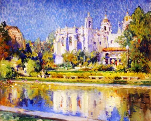 Balboa Park, Varied Industries Building by Colin Campbell Cooper Oil Painting