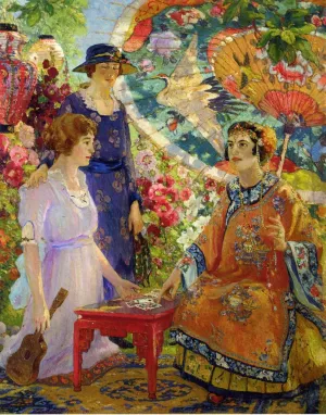 Fortune Teller by Colin Campbell Cooper - Oil Painting Reproduction