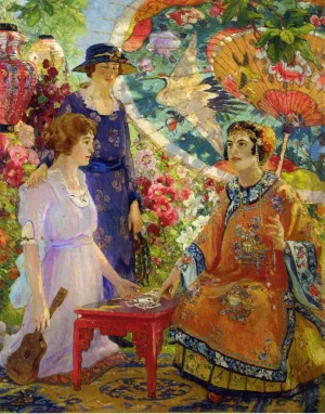 Fortune Teller Oil painting by Colin Campbell Cooper