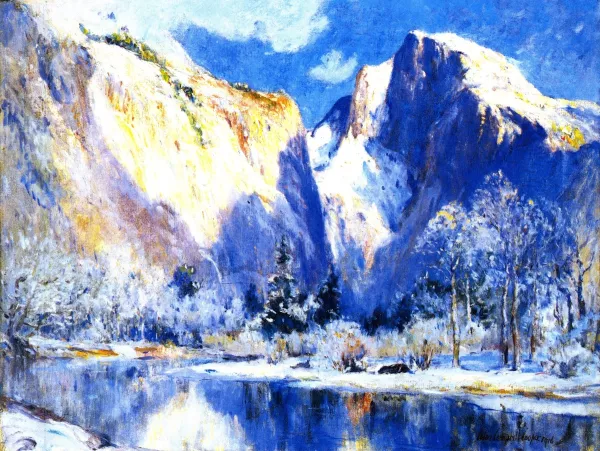 Half Dome, Yosemite painting by Colin Campbell Cooper