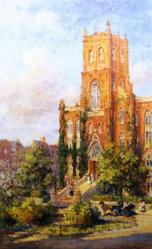 Hunter College by Colin Campbell Cooper Oil Painting