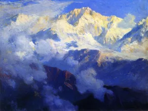 Kanchenjunga, The Himalayas Oil painting by Colin Campbell Cooper