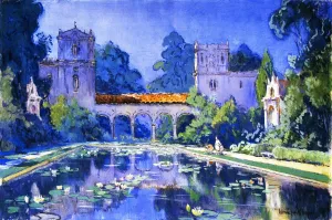 Lily Pond, Balboa Park by Colin Campbell Cooper - Oil Painting Reproduction