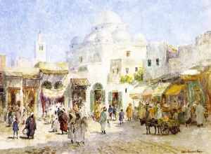 Morocco by Colin Campbell Cooper Oil Painting