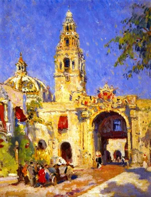 Panama-California Exposition, San Diego, 1916 by Colin Campbell Cooper Oil Painting