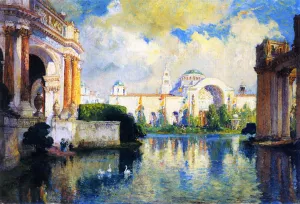Panama-Pacific Exposition Building by Colin Campbell Cooper - Oil Painting Reproduction