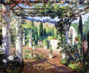 Samarkand, Santa Barbara Oil painting by Colin Campbell Cooper