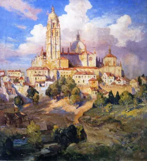 Segovia, Spain by Colin Campbell Cooper Oil Painting