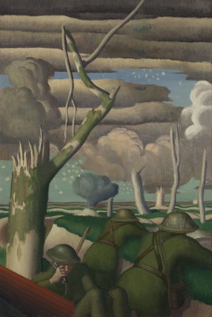 Observation of Fire by Colin U Gill Oil Painting