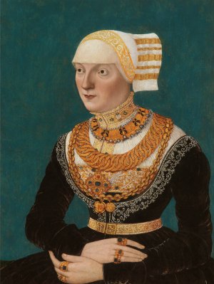 Portrait of a Woman by Conrad Faber Von Kreuznach Oil Painting