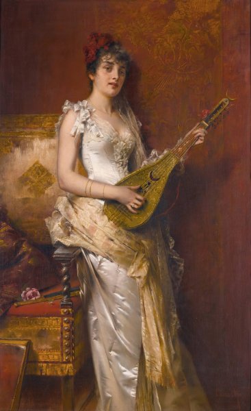 Main Product Photo of Daydreams Painting by Conrad Kiesel