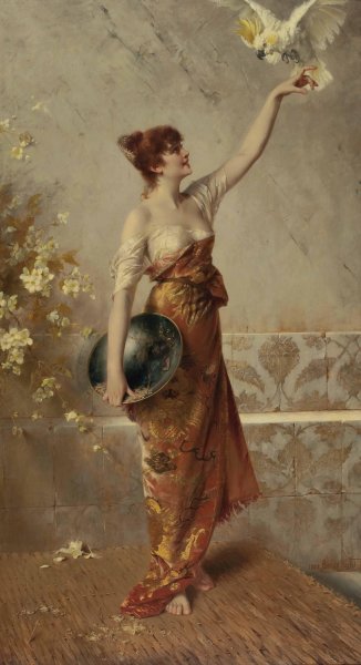 Main Product Photo of Manuela  Painting by Conrad Kiesel