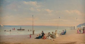 A Day At The Beach by Conrad Wise Chapman Oil Painting