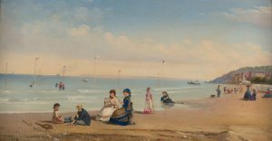 Trouville by Conrad Wise Chapman Oil Painting