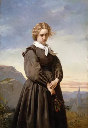 Love's Melancholy Oil painting by Constant Mayer