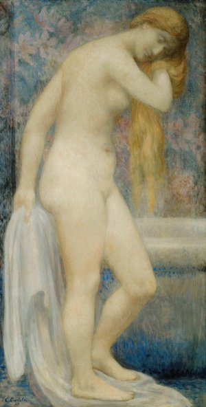 La Baignade by Constant Montald Oil Painting