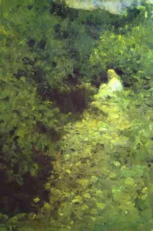 A Brook by Constantin Alexeevich Korovin Oil Painting