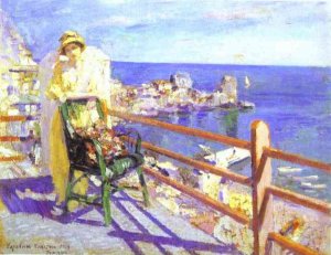 Gurzuf Oil painting by Constantin Alexeevich Korovin