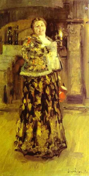 Mistress of the House by Constantin Alexeevich Korovin - Oil Painting Reproduction