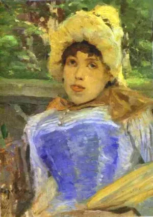 Portrait of a Chorus Girl by Constantin Alexeevich Korovin - Oil Painting Reproduction
