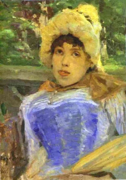 Portrait of a Chorus Girl by Constantin Alexeevich Korovin - Hand-Painted Oil Painting Reproduction