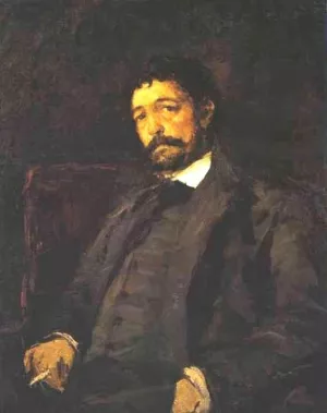 Portrait of Italian Singer Angelo Masini by Constantin Alexeevich Korovin Oil Painting