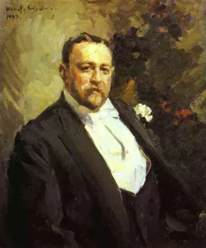 Portrait of Ivan Morozov Oil painting by Constantin Alexeevich Korovin