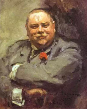 Portrait of Nikolay Chichagov by Constantin Alexeevich Korovin Oil Painting