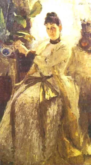Portrait of Sofia Golitsyna by Constantin Alexeevich Korovin Oil Painting
