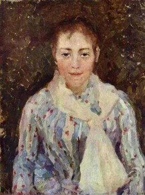 Portrait of the Artist V. V. Wulf by Constantin Alexeevich Korovin Oil Painting